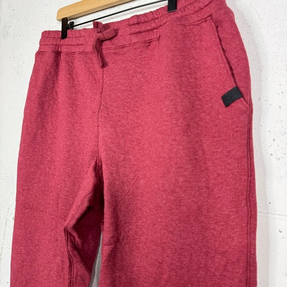 Lahgo Lunya Red Pants Mens Restore Double Faced Sweatpant Joggers Size XL - Picture 4 of 11